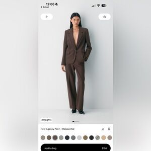 Babaton Chocolate Brown Trousers